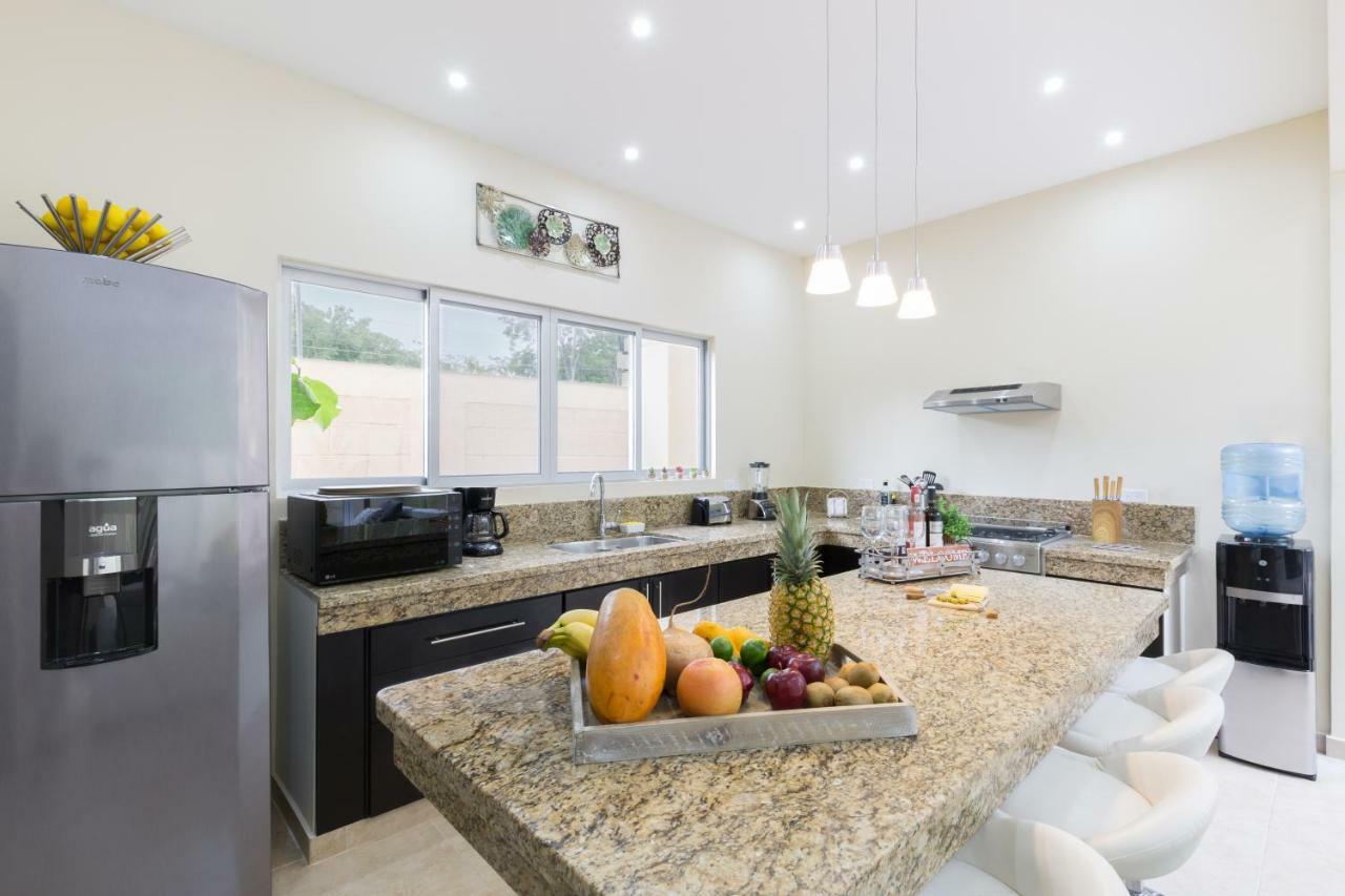 Tulum Private Modern Villa-Pool Beds-Ac-Internet-Parking-Grill Exterior foto